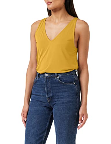 Débardeur jaune canari pour femme élégante et tendance d'été chic