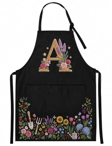 InnoBeta Personalized Gardening Gifts for Women, Gardener, Plant Lovers, Adjustable Apron with Pockets - A