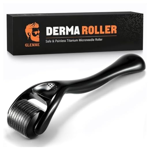 Microneedle Derma Roller for Hair Beard Face Skin 0.25mm Beard Roller Microneedling Roller, Microneedle Roller 0.25mm for Men Women Home Use