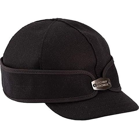 Stormy Kromer Original Cap with Hardware - Black Cover
