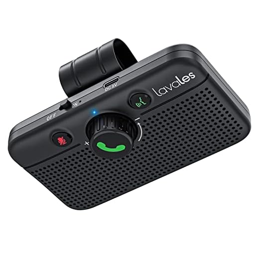Lavales Bluetooth 6.0 Car Speaker, Handsfree Wireless Speaker Kit