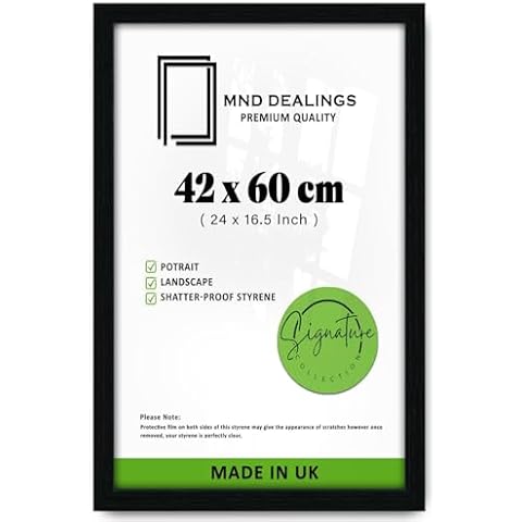 MND Dealings Black 42x60cm Poster Frame Cover