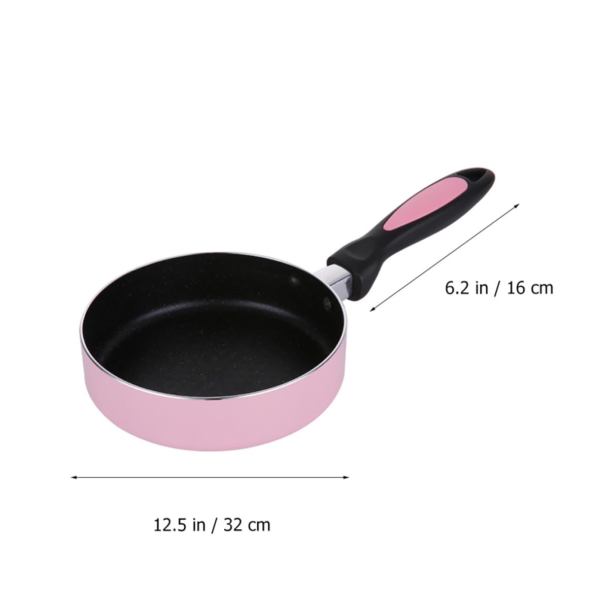 Antihaft Kleiner Pfanne 16cm aus Marmor mit Bakelitgriff Induktions und Gasherd Universalpfanne für Eier und Pfannkuchen Hitzebeständig und Leicht zu Reinigen