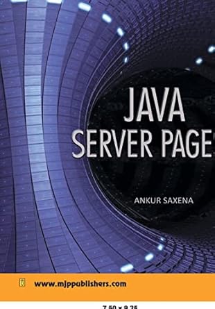 Java Server Pages: Saxena, Ankur: 9788180941337: Amazon.com: Books