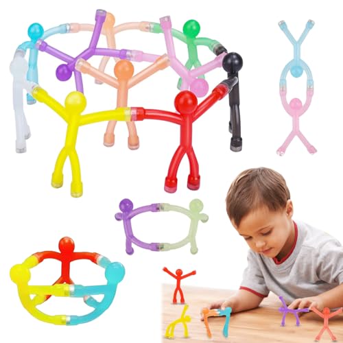 Mini Hombre Imán Coloridos, 20 Piezas Mini imanes de Nevera de Hombre, Mini Hombre magnéticos, Juguetes Magnéticos Mini Man, Mini Figuras Magnéticas Juguetes, para Nevera Oficina Escuela Hogar