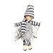 Sjiaor Angelo Sci Bambole Pendente Appeso Nuovo Albero di Natale Ornamento Bambola Da Appendere Regalo Bambini Festa Capodanno Angelo Sci Ragazza(5)