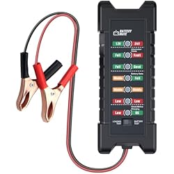 سيارة 12V 24V بطارية ومختبر بديل السيارات ، جهاز اختبار الحمل ، مدقق البطارية ، محلل لفحص المولد ونظام شحن البطارية مع مؤشر LED