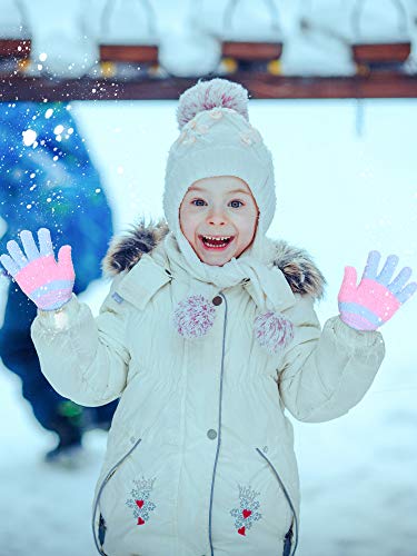 Image of EBOOT 3 Pairs Winter Kids Gloves Warm