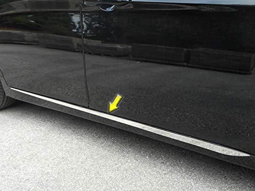 is Compatible with 2019-2022 Toyota Avalon 2 Piece Stainless Side Molding Accent Trim, 1.375" - 0.25" Tapered Width AT19165
