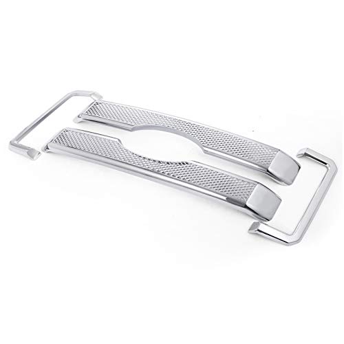 Youngercar Grille Cover For 2011-2016 Ford F-250 F-350 F-450 F-550 Super Duty Front Bumper Hood Chrome Abs Grill Cover-8Pcs #TOP6