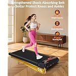 2.5HP Walking Mat with Incline pad,Under Desk Treadmill, Walking Running Pad with Remote, 3 in 1 Low Noise Small Mini Portable Treadmill with Led Screen, Compact Treadmills for Home, 265lbs Capacity - Image 2