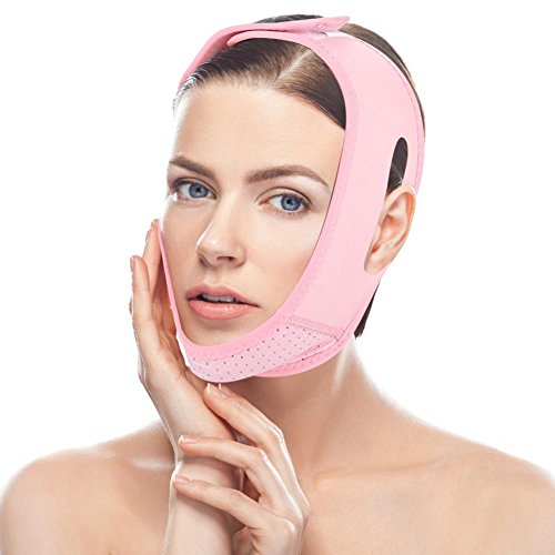 Facial que adelgaza la correa de la correa de la correa respirable cara doble cuidado de la barbilla del adelgazamiento Cover
