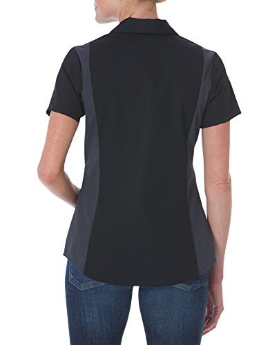 Fs524 Women's Short Sleeve Color Block Shirt #TOP1