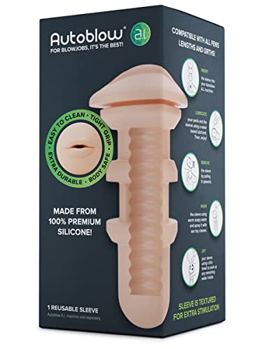 Mundhülle pour Autoblow AI+ remplacer le manchon usé couleur Nu Ø9x20 cm