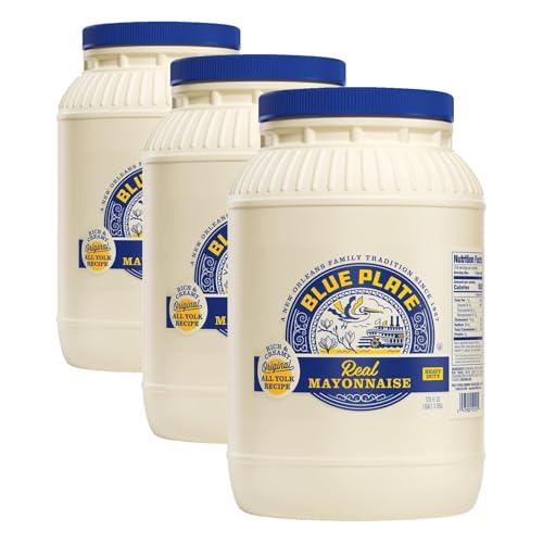 Image of Blue Plate Real Mayonnaise, 128 Fl Oz Jar (Pack of 3)