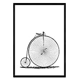 Fabriqué en Espagne. Nacnic vélo Art. Les Affiches avec des Objets d\'époque. Cadre de Format A4