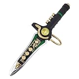 Fantasy PU Foam Sword for Cosplay Mighty The Saba White Power Sword Rangers Collectible Gift for Halloween and Xmas (Green Ranger)