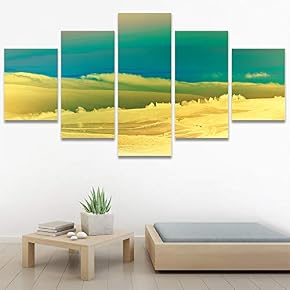 SIGNWIN 5 Panel Canvas Wall Art Modern Art...