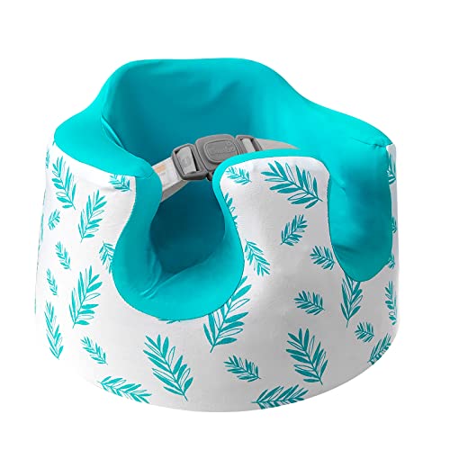 Image of Baby Seat Cover,Compatible with Bumbo Seat for Baby Boy & Girl,Cover for Protecting The Bumbo Seat,Soft Breathable Material-Leaves