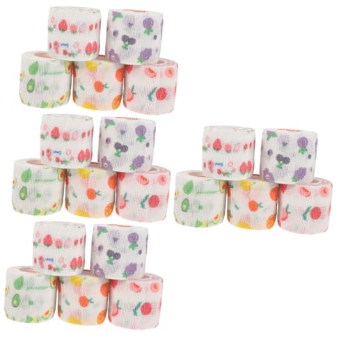 Bandage auto-adhésif Toyvian en tissu non tissé pour blessures et doigts | 20 rouleaux