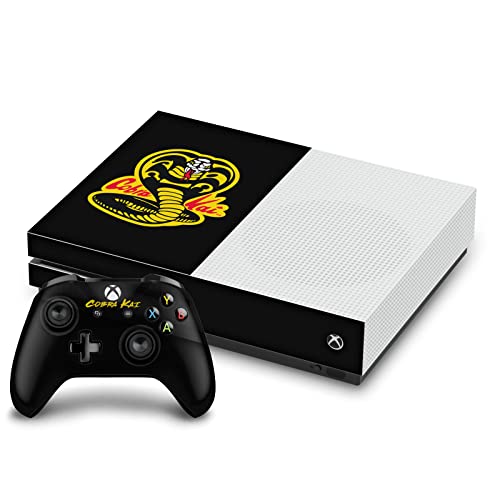 Cobra Kai Vinyle Autocollant Xbox One S Sticker Console Manette Accessoire