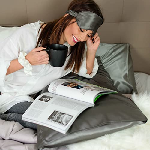 OFFTOPIC 100% Anti-frizz and Anti-Wrinkle Silk Pillowcase, 22 Momme OekoTex Certified Antibacterial - Image 3