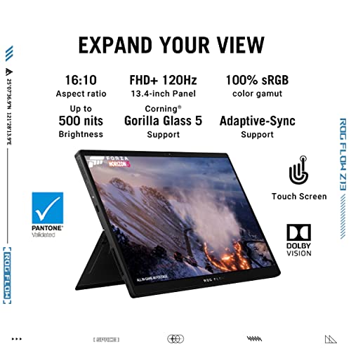 Image of ASUS ROG Flow Z13 (2022), 13.4 inch (34.03 cms) FHD+ 16:10, 120Hz Touch, Intel Core i5 12th Gen, 2-in-1 Gaming Laptop (16GB /512GB SSD /Win 11 /Integrated Graphics /Office 2021 /Black /1.12 kg) GZ301ZA-LD049WS