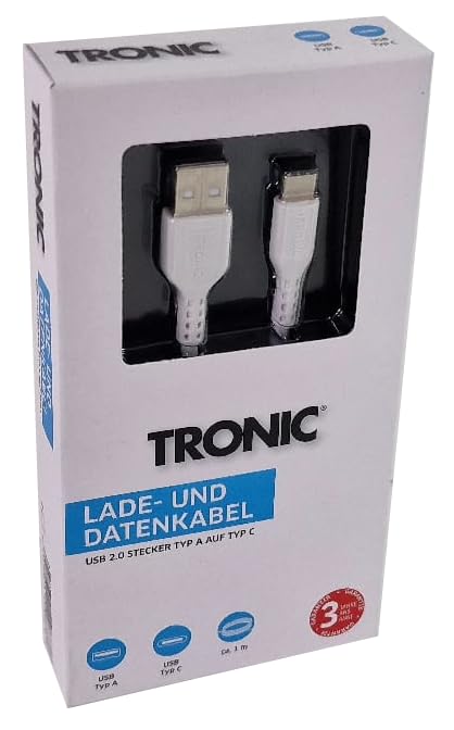 Tronic Câble De Charge Pour Smartphone - Type A Vers C/Type A