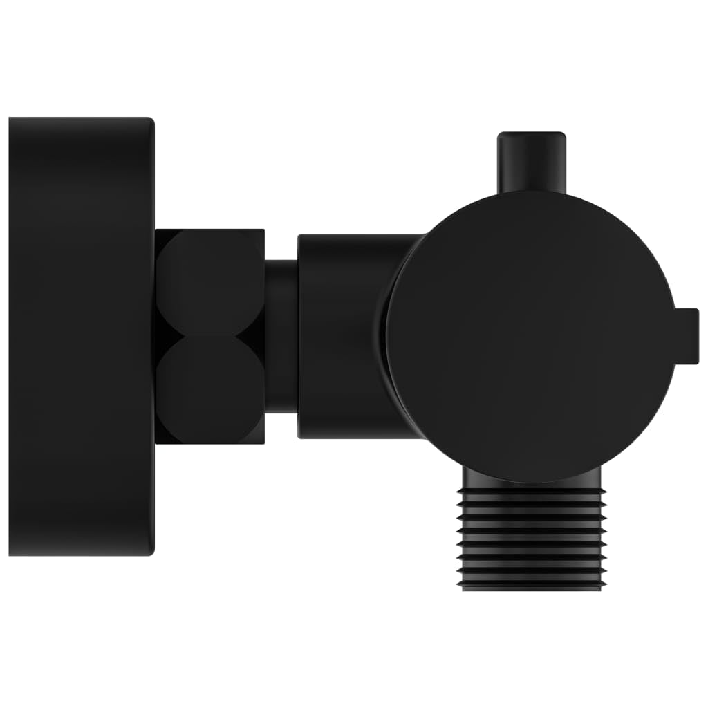 SCHÜTTE 52466 London Thermostatic Shower Mixer Tap with Scalding Protection at 38 °C Matte Black - Image 4