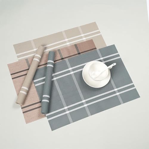 Set de table de Noël gris bleu pour repas de fêtes