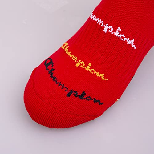 Image of Champion Kids' Kids' 6-pack Crew Socks With Color and Size Options