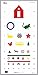 Snellen Traditional & Kindergarten Color Distance Vision Eye Chart 20 Ft