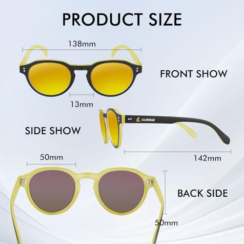 PC Polarized Sunglasses for Men & Women – UV400, Scratch-Resistant, Lightweight TR90 Frame for Driving & Outdoor Use 6