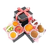 フルーツタワー（２段）[おすすめ黒赤ぶどう キウイフルーツ シャインマスカット みかん りんご 柿 洋梨] アオキ フルーツマイスター厳選 果物ギフト 贈り物 御祝 御見舞 誕生日 内祝 入学祝 入社祝 プレゼント 御供 お供え 父の日 熨斗対応 のし対応 卒業祝 退職祝 RC