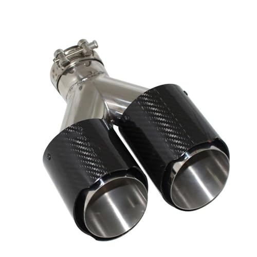 Embout echappement en acier inoxydable double sortie pour moderniser votre ligne arriere de voiture