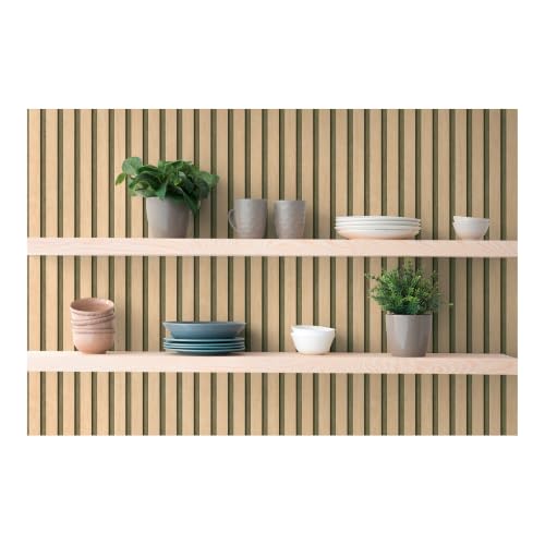 A.S. Création Holzpaneel-Vliestapete – Metallic, Beige – 0,53 x 10,05 m – Ansicht 6