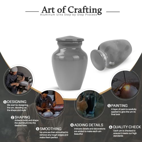 Image of Motorcycle Urns for Ashes Adult Male & Female - Motorcycle Little Keepsake Urns for Ashes Men - Human Cremation Urn for Adult Small - Burial Keepsake Bike Mini Urn for Biker 3 Inch