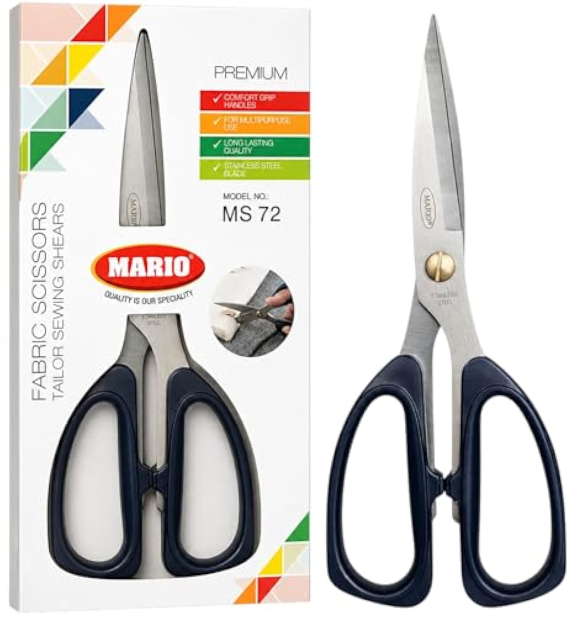 7.7 Inch Professional Tailoring Scissors for Fabric Cutting
