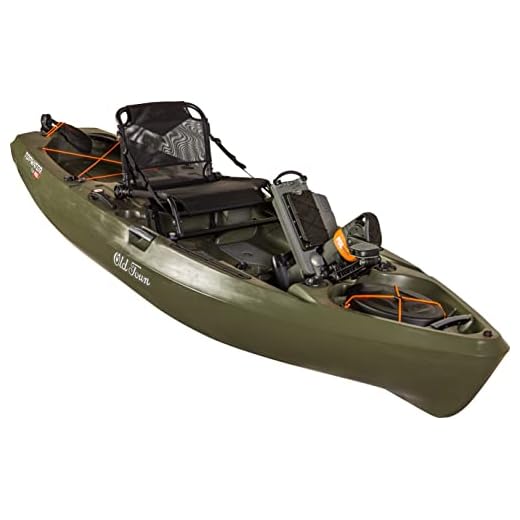 Old Town Topwater PDL Angler Fishing Kayak (Olive, 10 Feet 6 Inches)