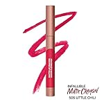 L’Oréal Paris Infallible Matte Lip Crayon, Little Chili (Packaging May Vary) - Image 2