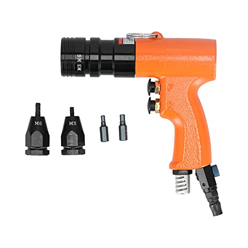FTVOGUE Pistolet à Rivet Pneumatique Outil de Riveter d'air Automatique M5 M6 KV7802E Interface JP Supplies Industrielles