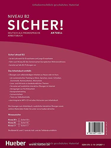 Sicher! aktuell b2 - ab mit mp3-cd - deutsch als fremdsprache