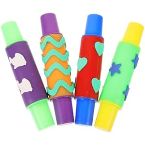 DIYEAH 4 Stück Schwamm Malpinsel Set