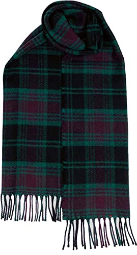 Irish Tartan Plaid Scarf County Carlow Unisex 100% Lambswool2