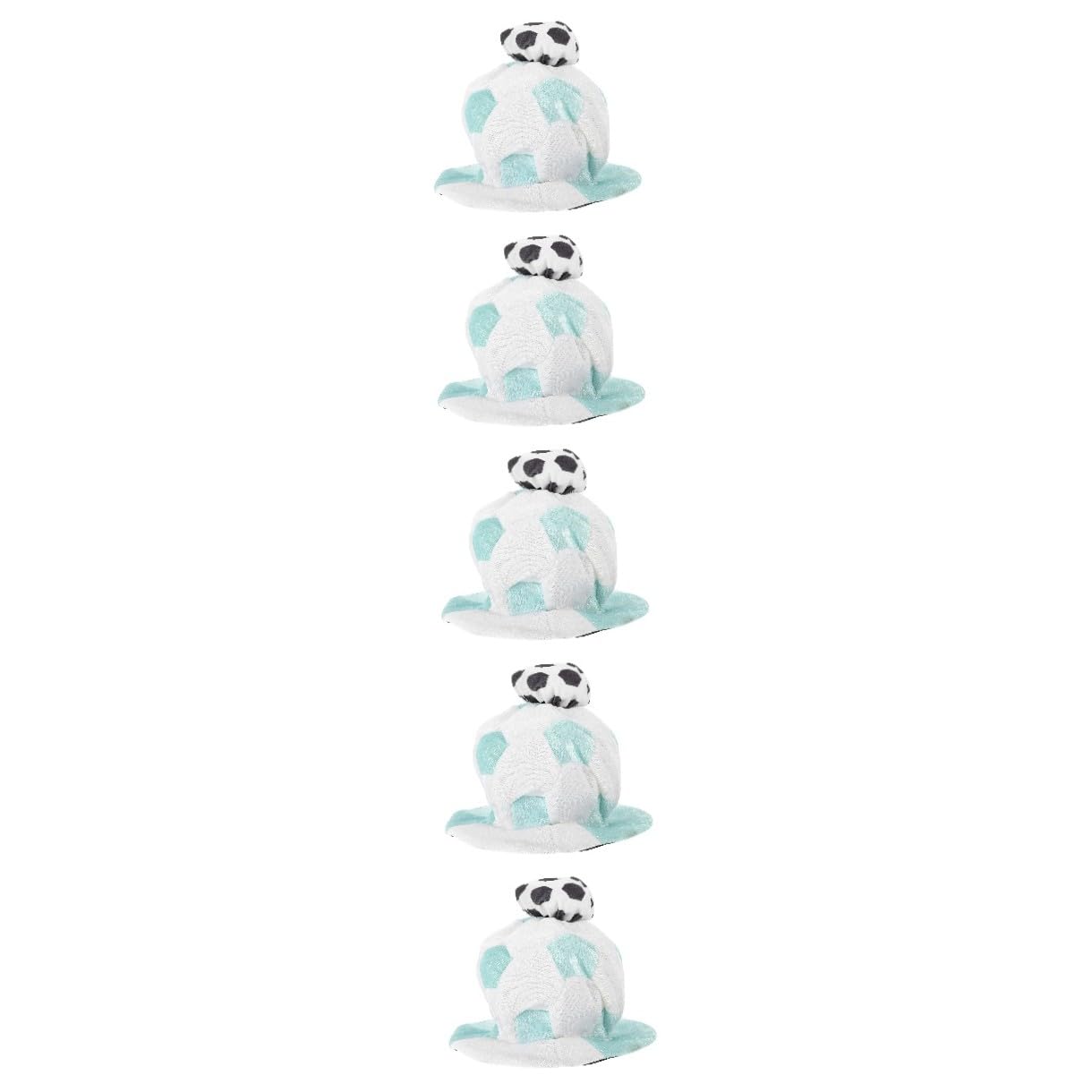 ibasenice 5pezzi Cappello Sportivo Divertente per di Calcio Accessorio Costume per Eventi Sportivi Cappello Pile Leggero e Traspirante per Feste e Celebrazioni Argentina