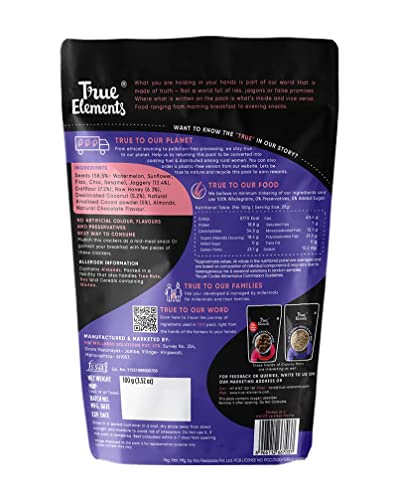 Image of True Elements 9 in 1 seeds mix 250g and Dark Chocolate Minis 100g