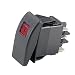 Ancor 554024 Marine Grade Electrical Sealed Rocker Switch with Light (Single Pole/Single Throw, Constant On / Constant Off)