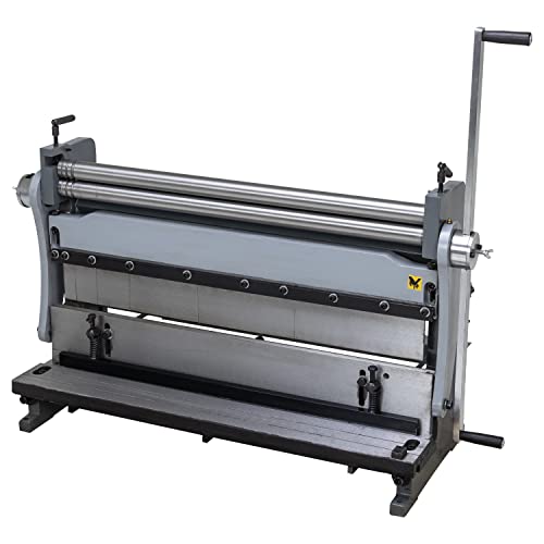 Image of SIP 3-in-1 Manual Metal Shear, Sheet Metal Folder & Pyramid Roller Bending Machine 760mm