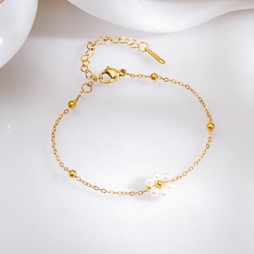 Image of Rubans Demi Fine Stainless Steel Bracelet Waterproof Gift for Women & Girls