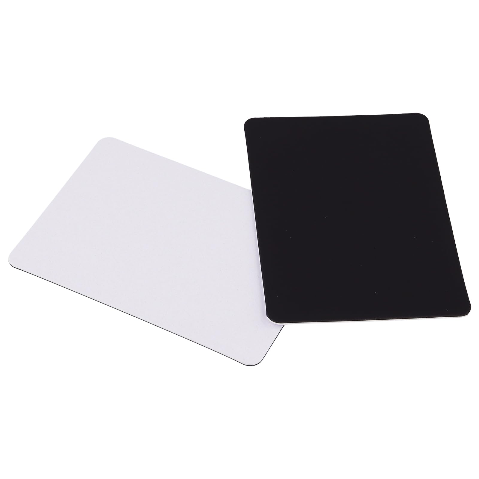 JAPCHET Sublimations-Magnet-Rohlinge, Sublimations-Kühlschrankmagnet, 7,6 x 10,2 cm, rechteckig, weißes Gesicht mit schwarzem Hintergrund, für Zuhause, Kühlschrank, Mikrowelle, Tür, 100 Stück